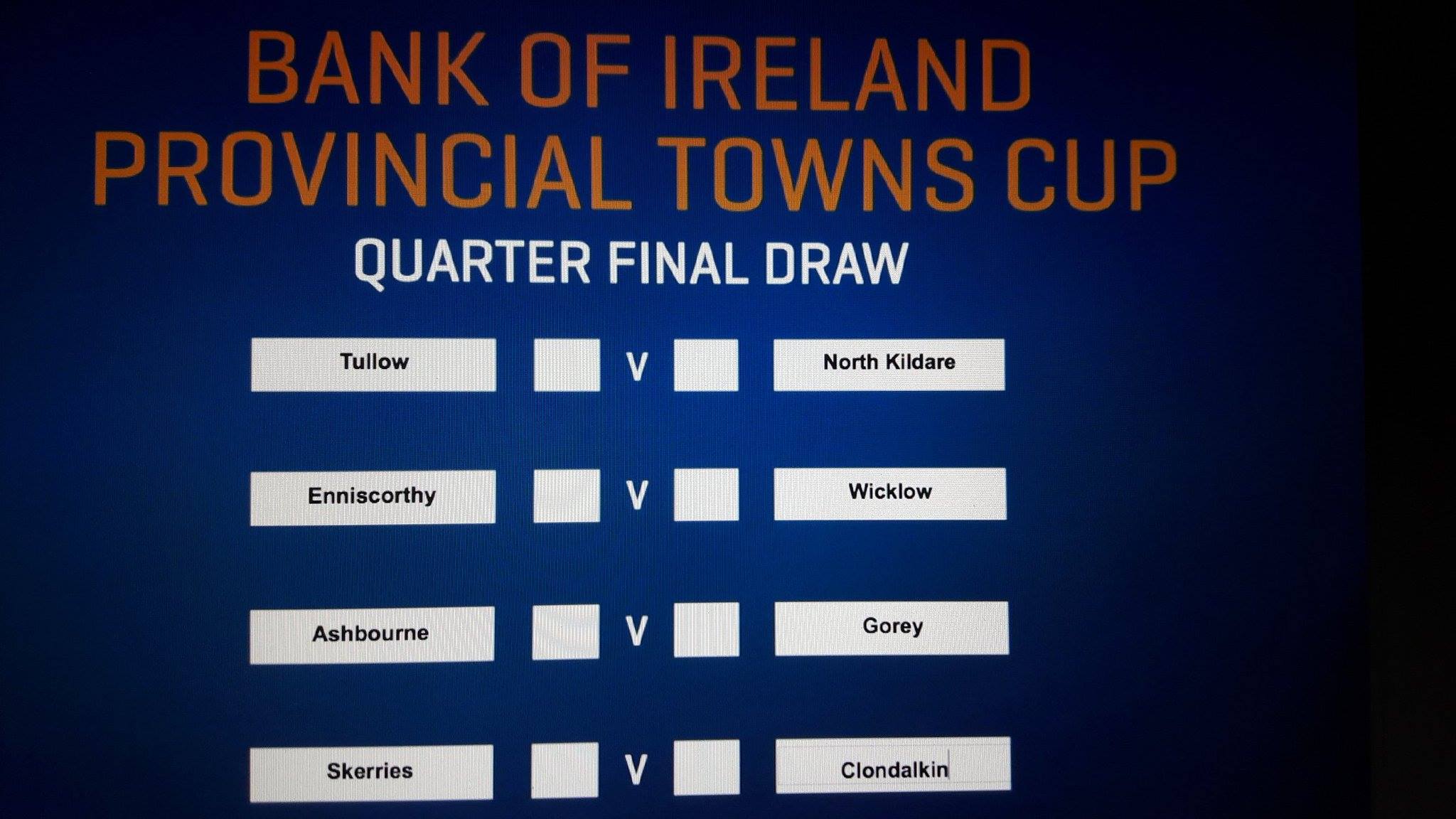 J1’s v Portlaoise – Towns Cup