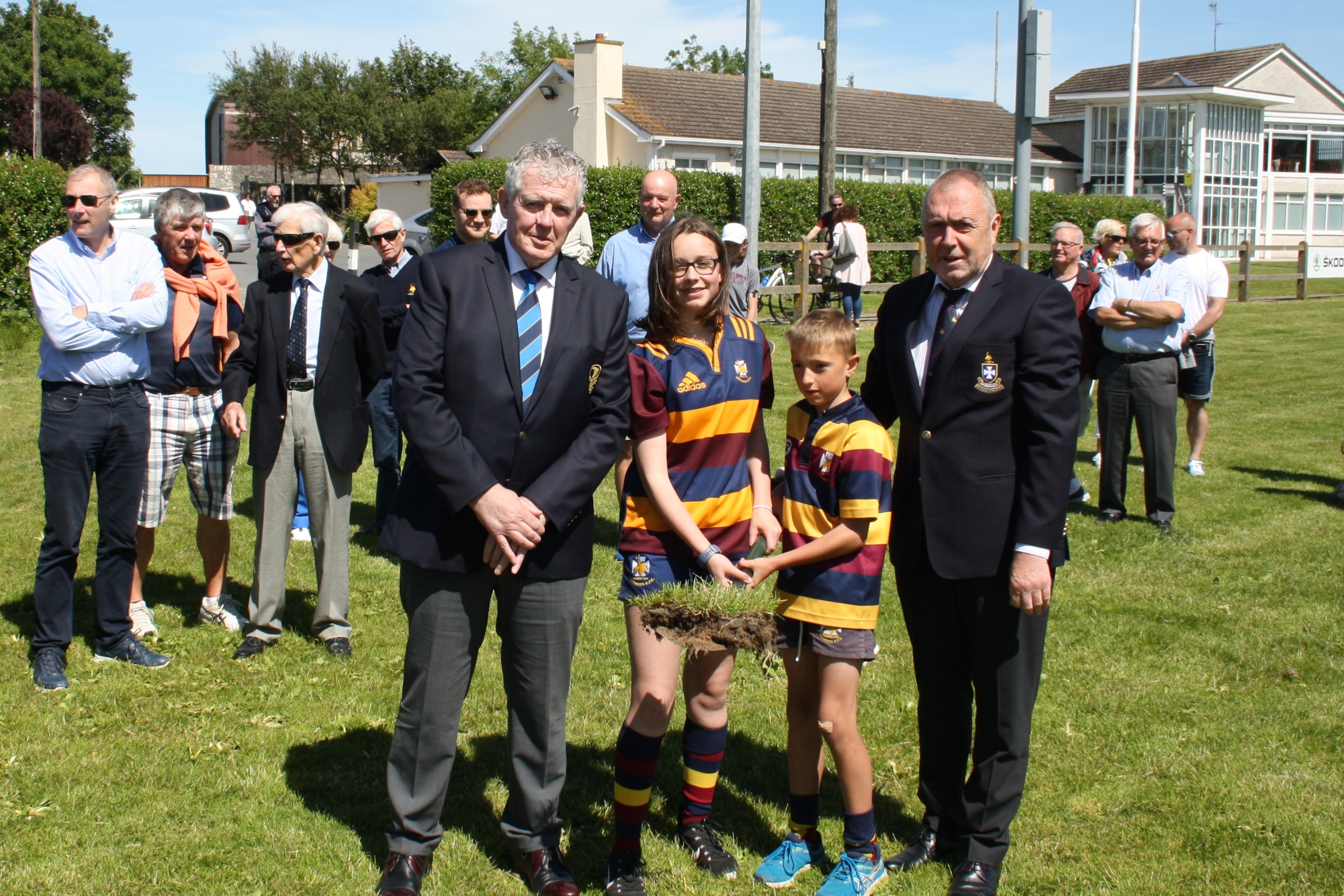 Turning the Sod on our new all-weather pitch