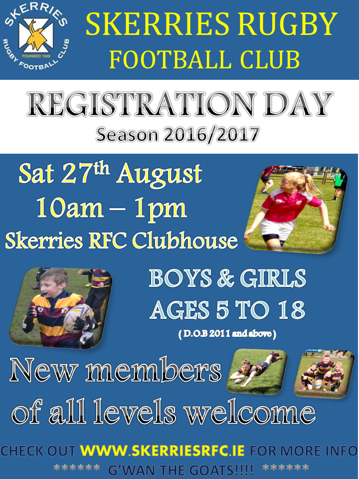SRFC 2016-17 Minis/Youths Reg Form