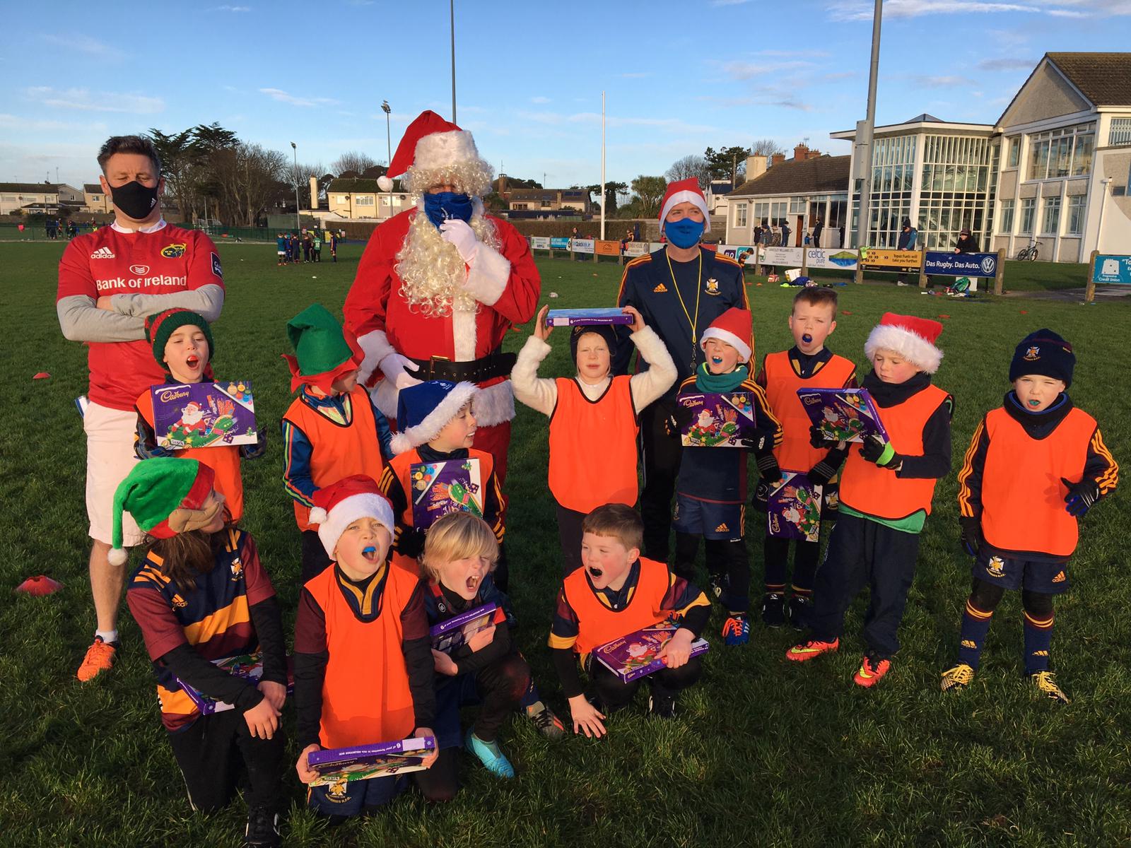 Santa visits our minis