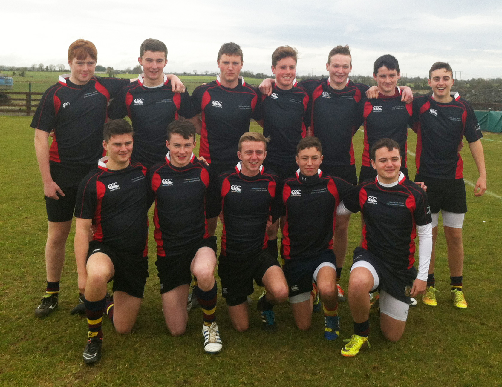 12 Skerries U16s representatives on the North East Area team